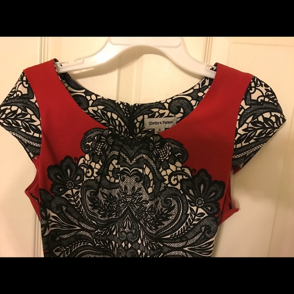 Shelby & Palmer Dresses & Skirts - Shelby and Palmer red and black dress. Size 6
